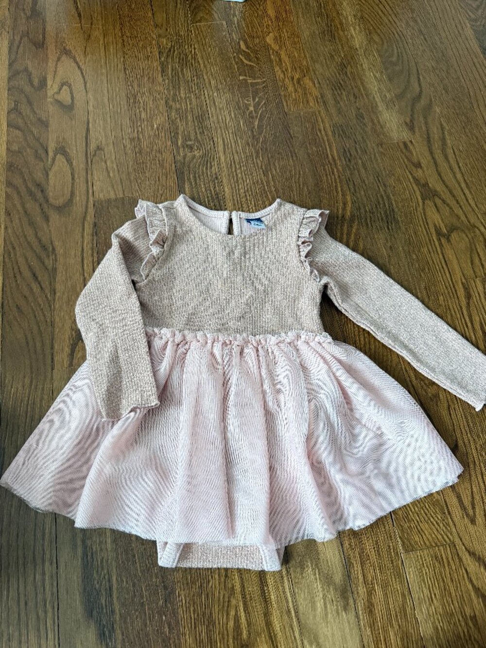 Pink Tutu Bodysuit Dress (Old Navy Baby) Size 12-24 M